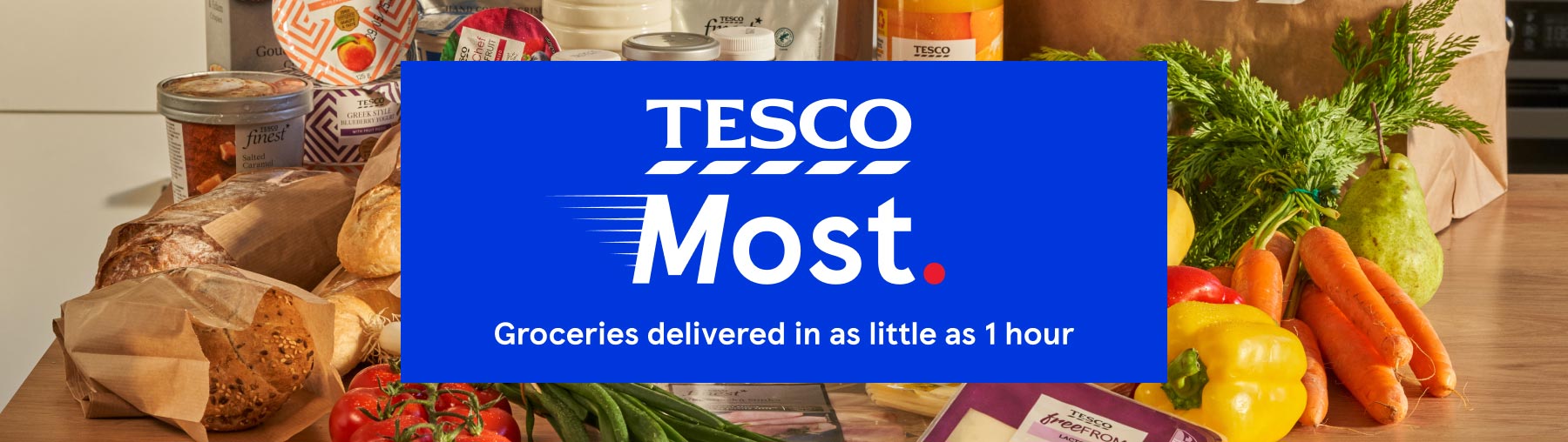 Groceries delivered in as little as 1 hour