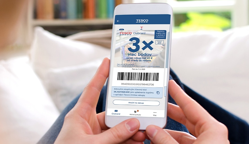 Get 3x more Clubcard points!