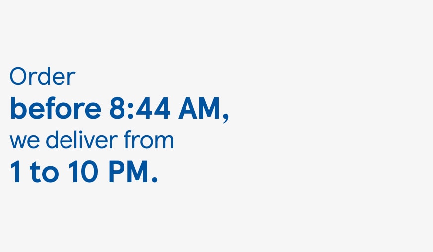 Order before 8.44 AM .. 