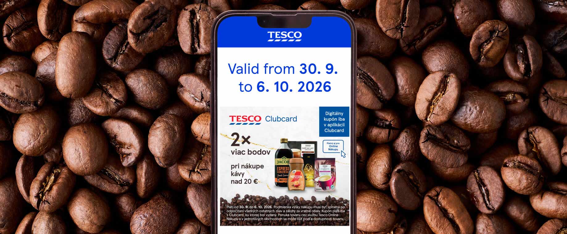 Enjoy your coffee with 2× more points