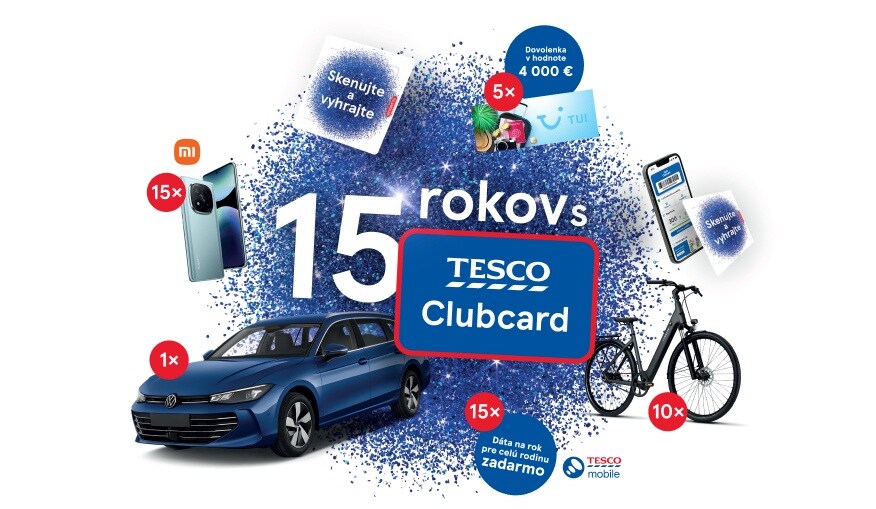Skúste šťastie s dnešným nákupom – stačí použiť Clubcard!