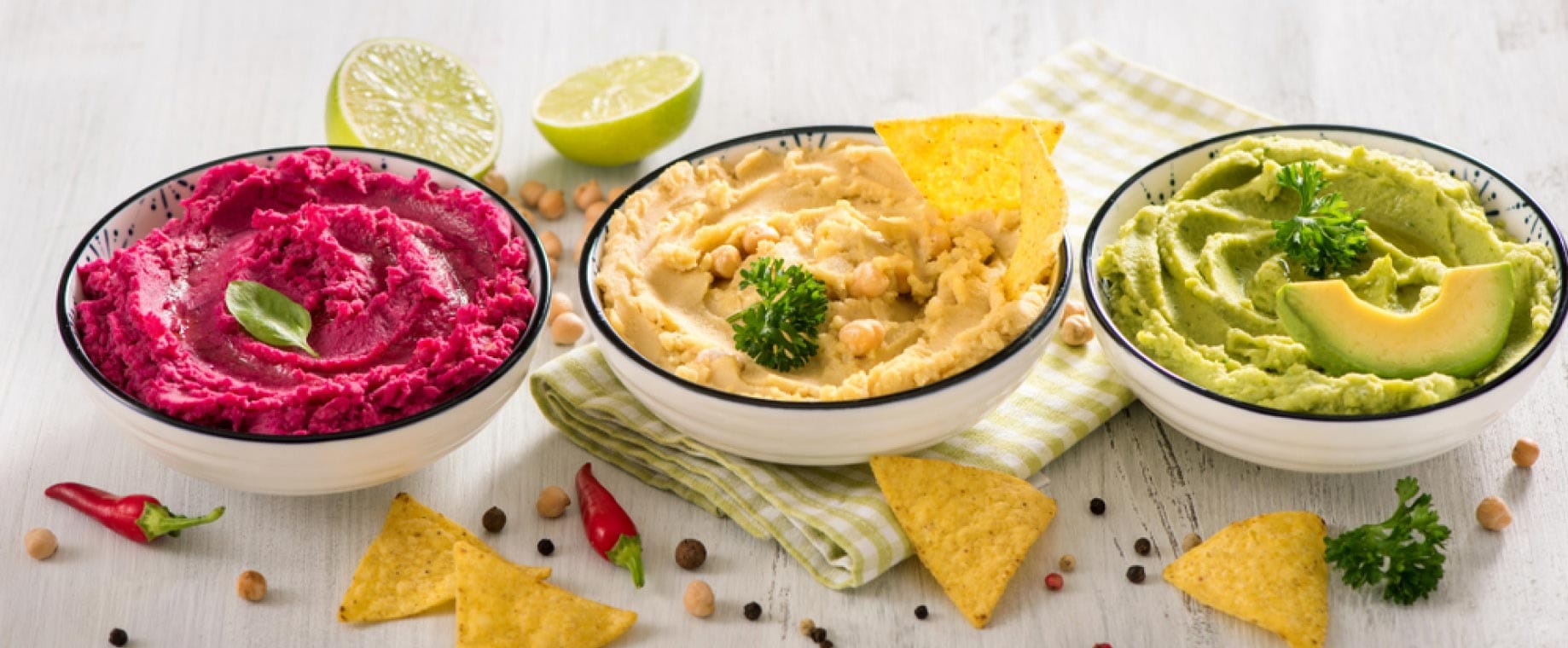 Delicious spreads and hummuses