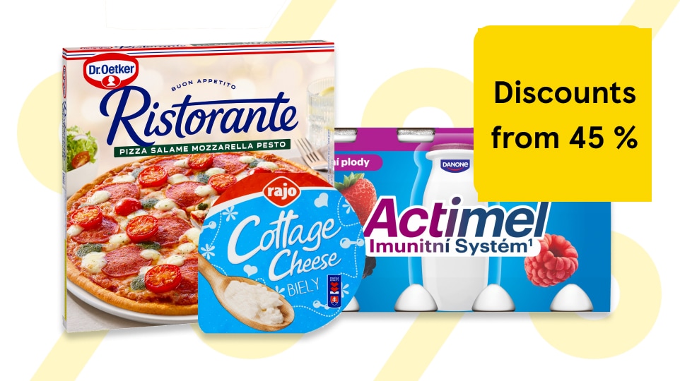 The tastiest prices with discounts from 45 % off