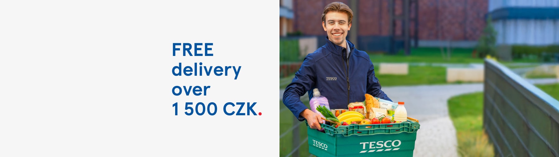 FREE delivery over 1 500 CZK.