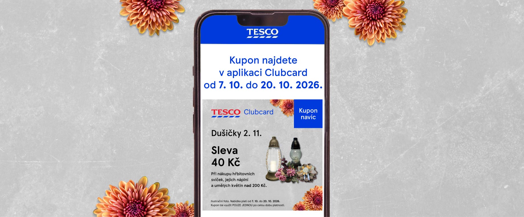 Ušetřete s kuponem v aplikaci Clubcard.