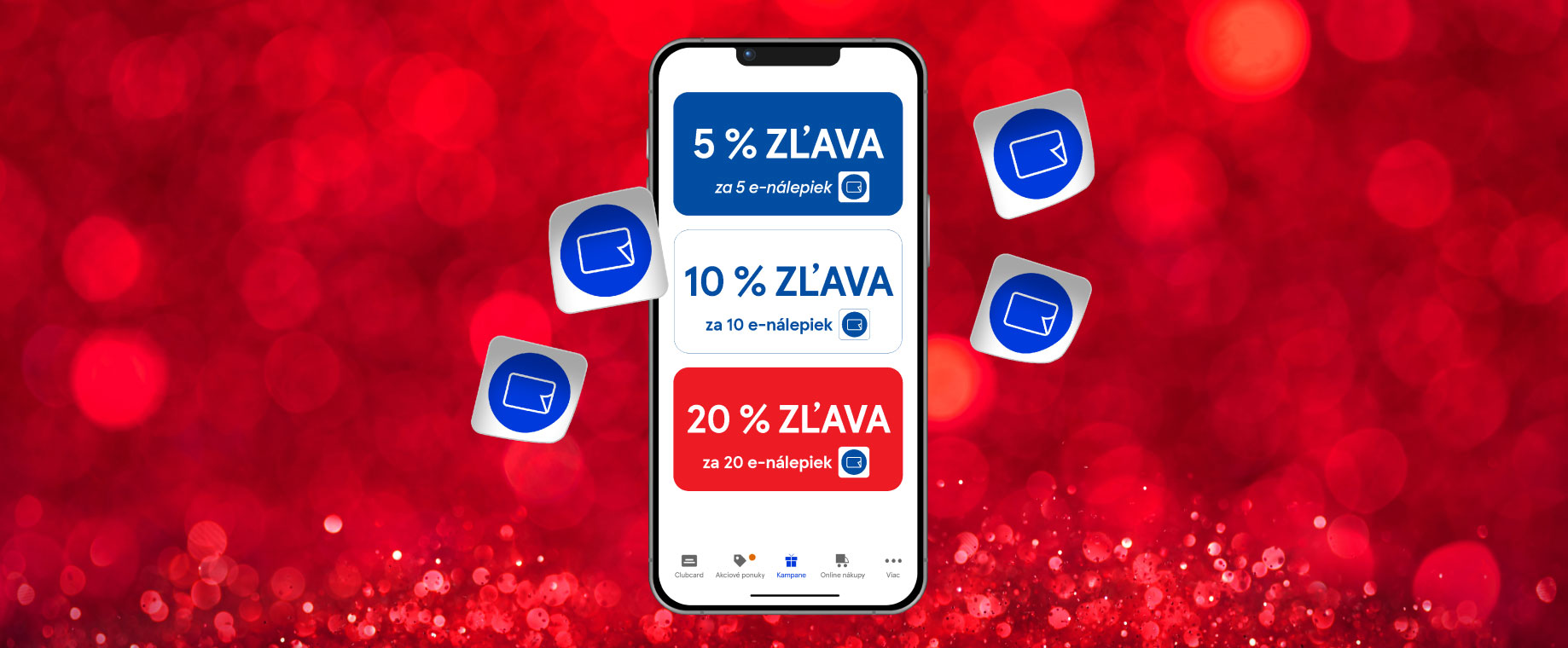 Collect e-stickers and save up to 50 € on your entire purchase