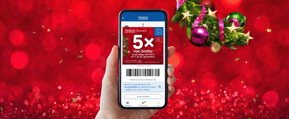 Get 5x more Clubcard points!