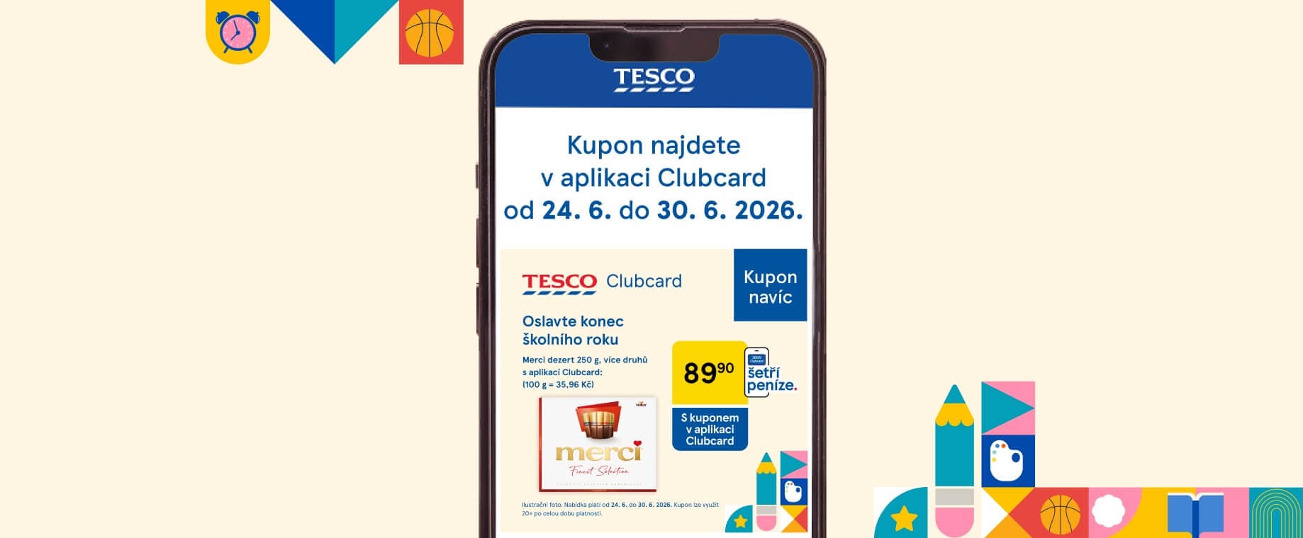 Ušetřete s kuponem v aplikaci Clubcard