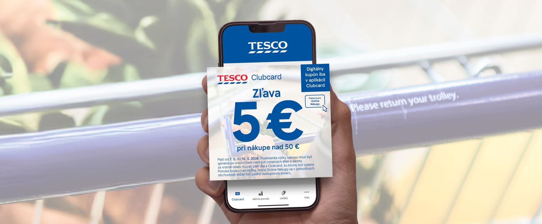 Zľava 5 € pri nákupe nad 50 €