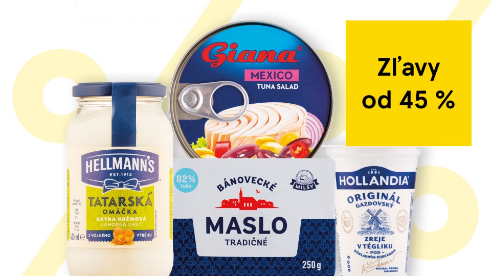 Najchutnejšie ceny so zľavou od 45 %