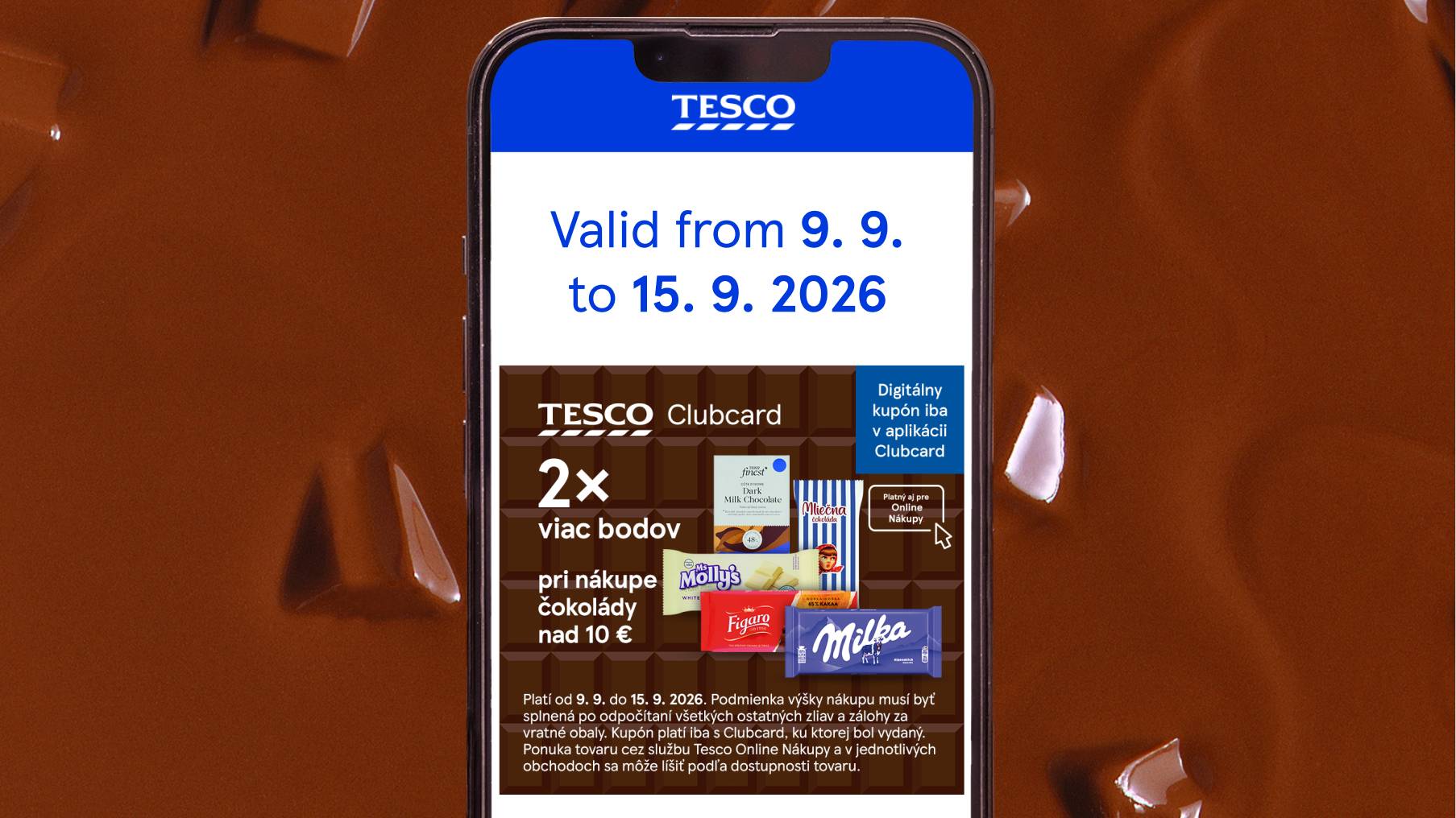 Sweeten your day with chocolate and double points