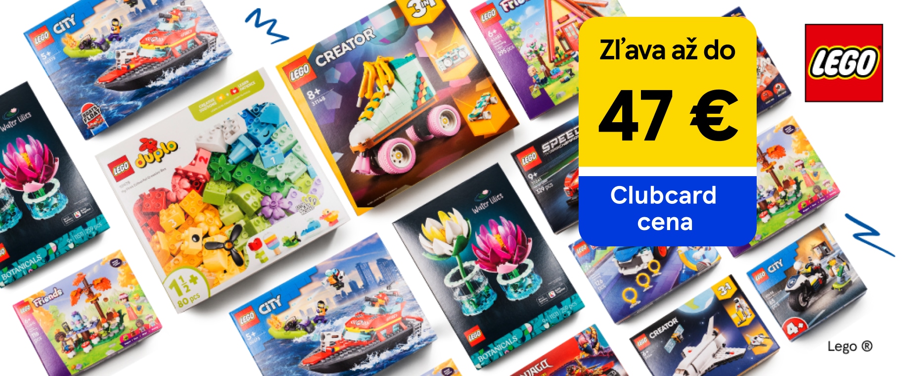 Vyskladajte si mega zľavu na stavebnice LEGO®