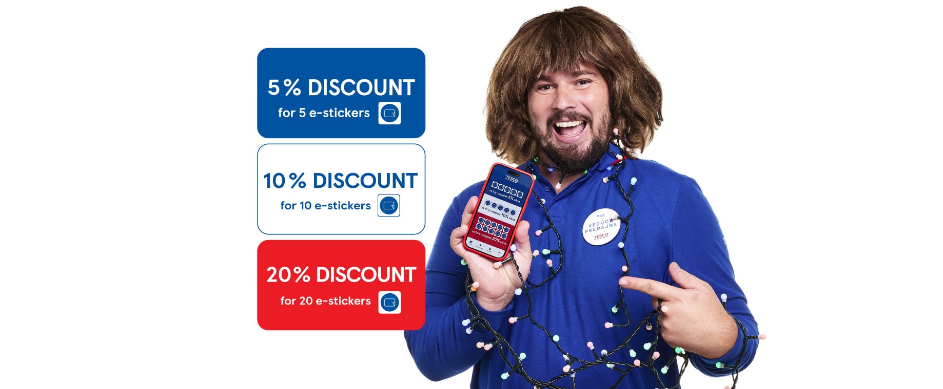 Collect e-stamps and save