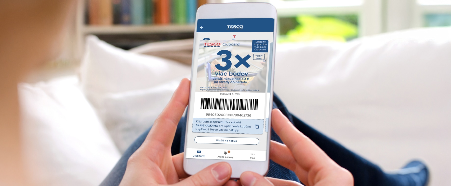 Získajte 3x viac Clubcard bodov!