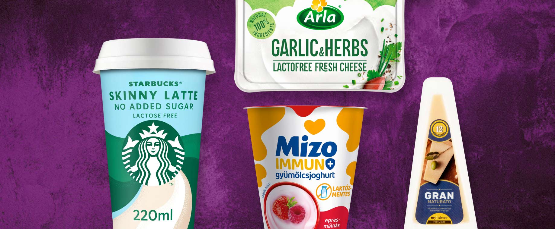 Mléčné alternativy bez laktózy