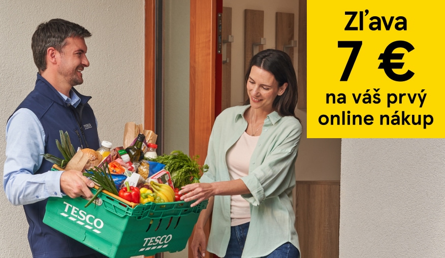 Využite zľavu na svoj prvý online nákup