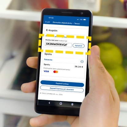 3. Pokračujte
v online nákupe