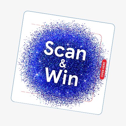 3. With each scanned code, you also take part in the draw for the main prizes.