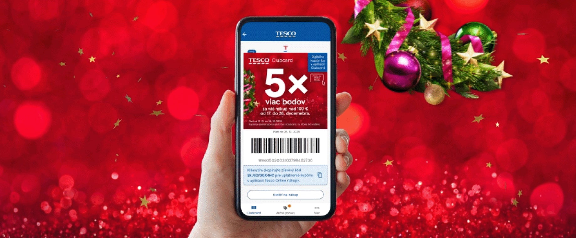 Get 5x more Clubcard points!