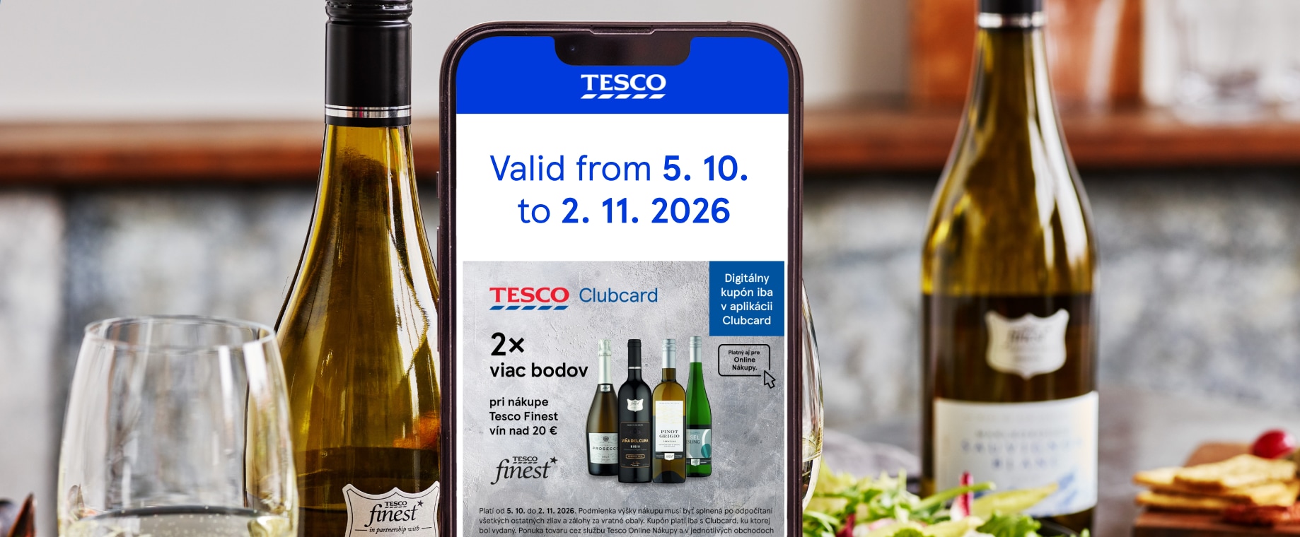 Enjoy Tesco Finest to the fullest