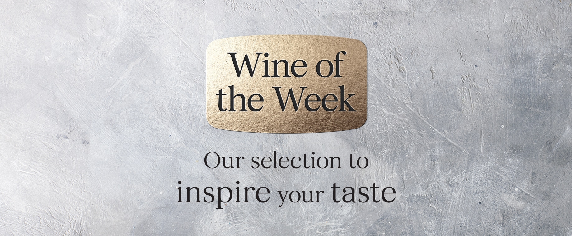 Discover this week's wine