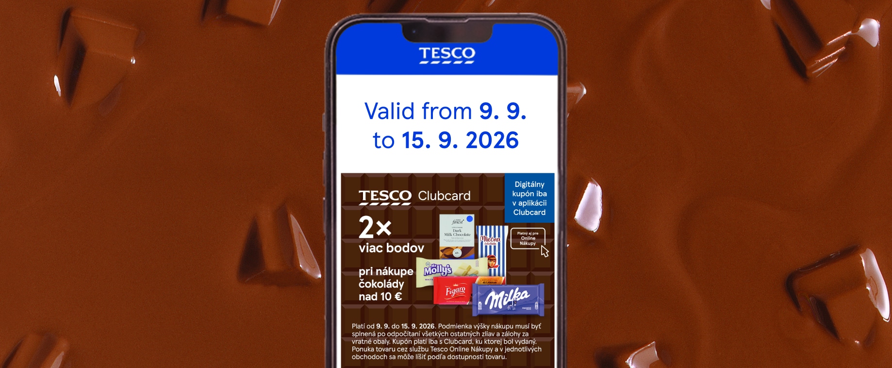 Sweeten your day with chocolate and double points
