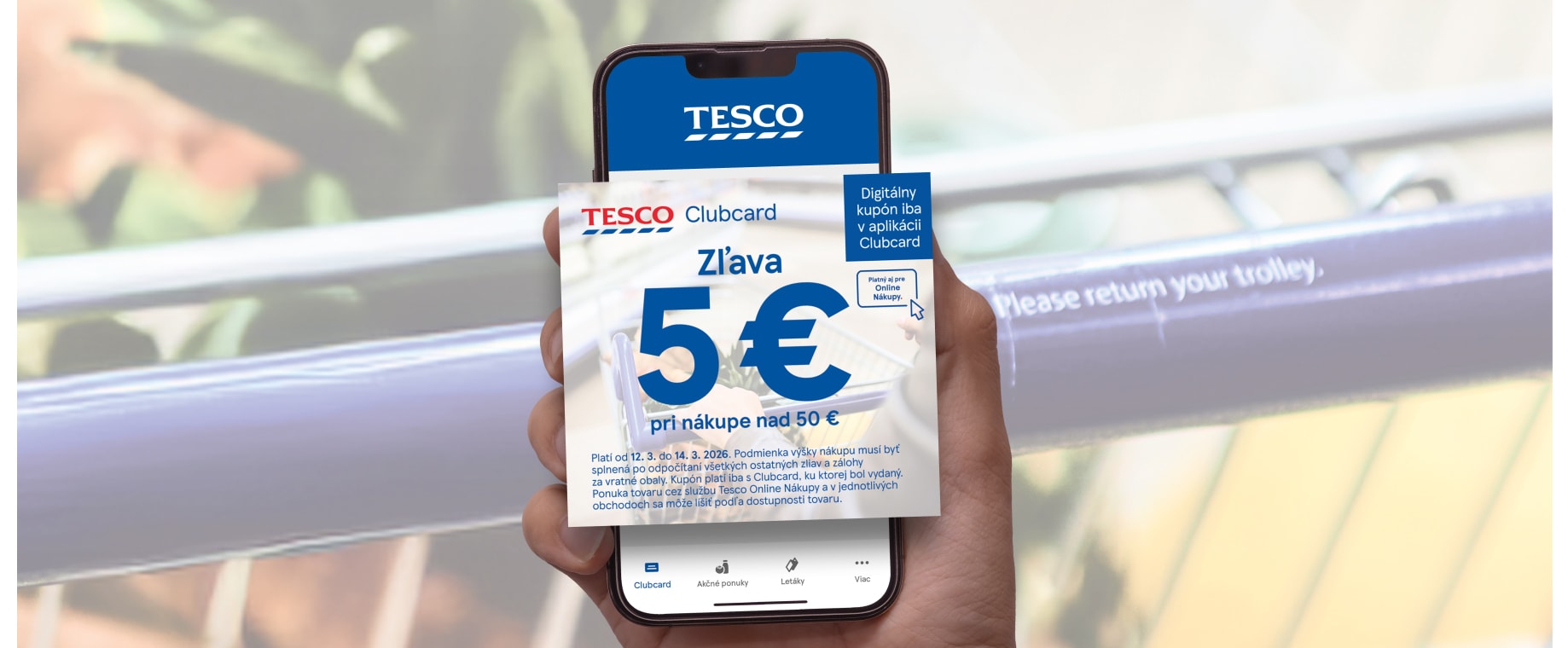 Zľava 5 € pri nákupe nad 50 €