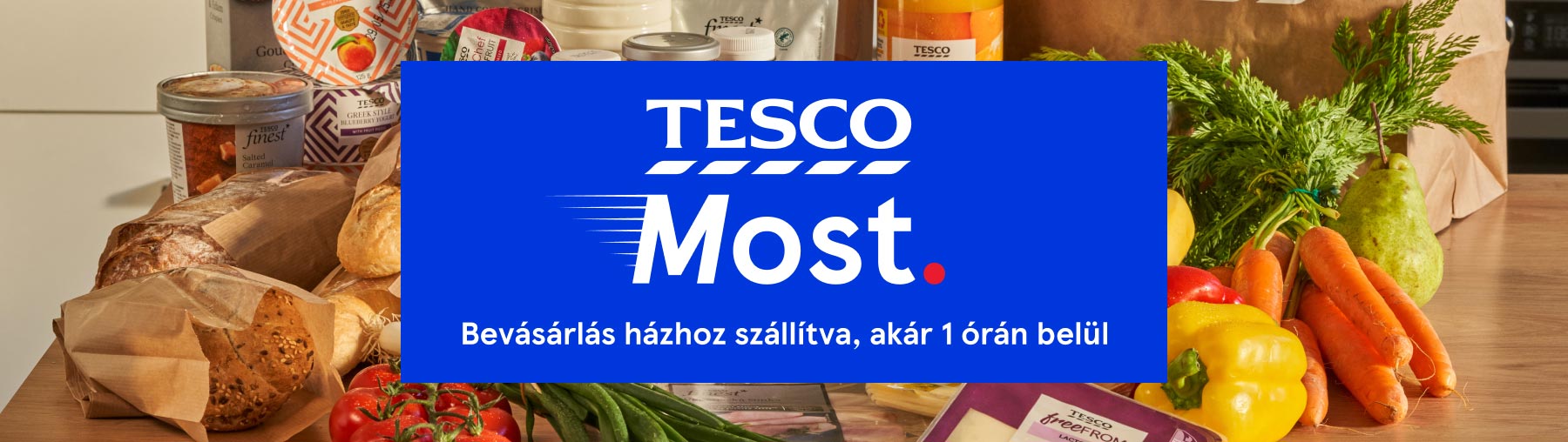 Bevásárlás házhoz szállítva, akár 1 órán belül