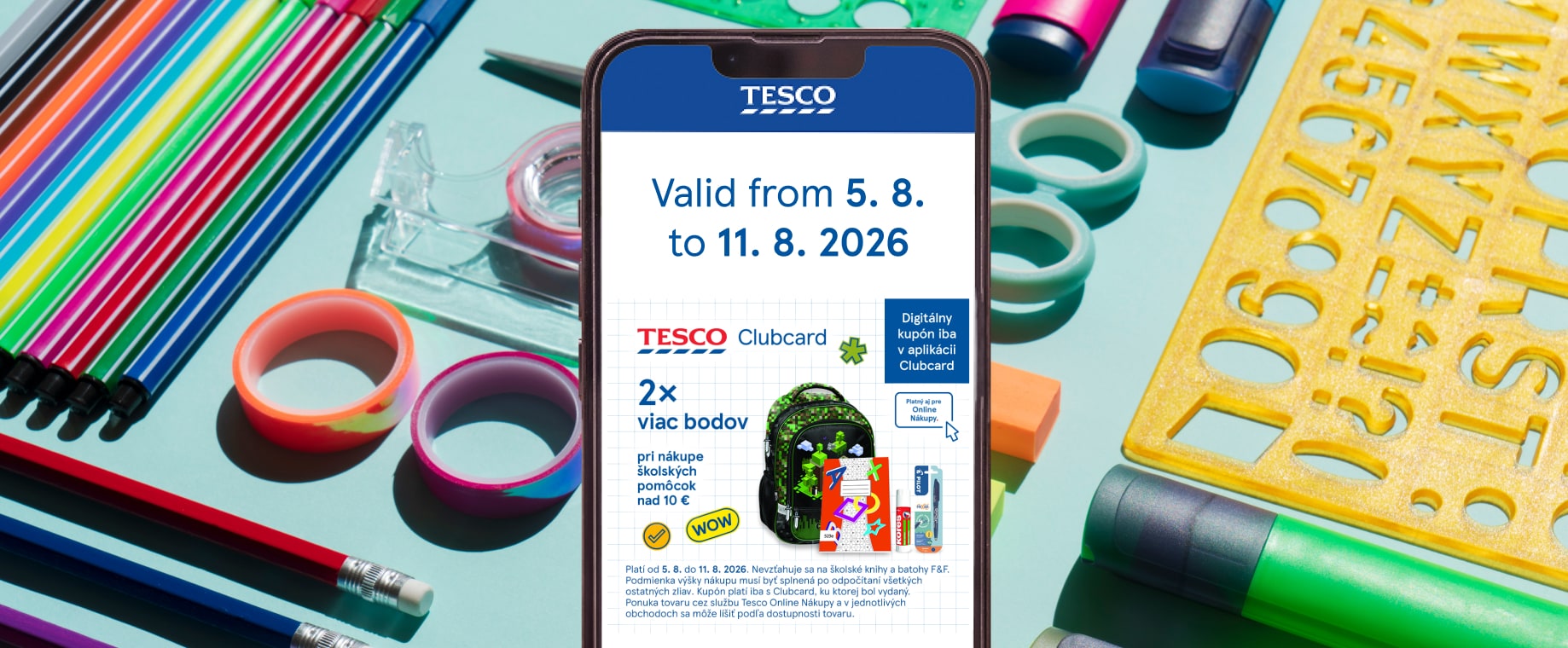 Earn double points on purchases for schoolchildren