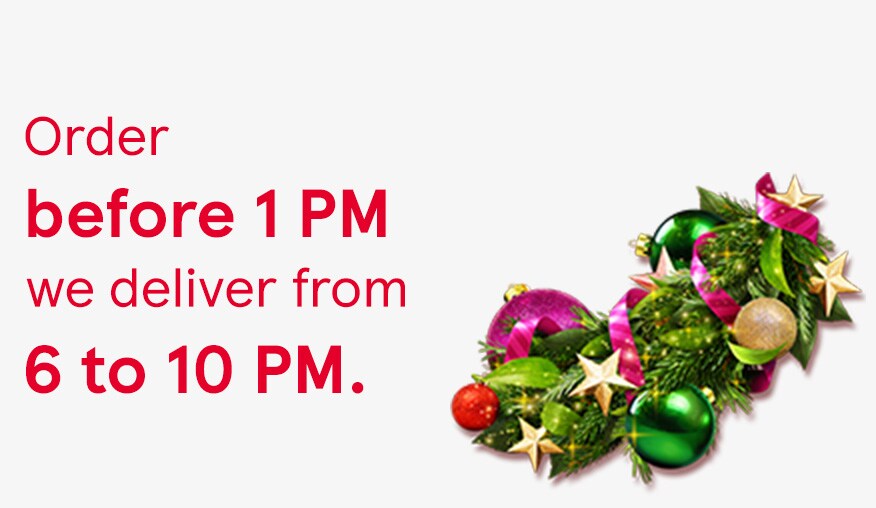 Order before 1 PM...