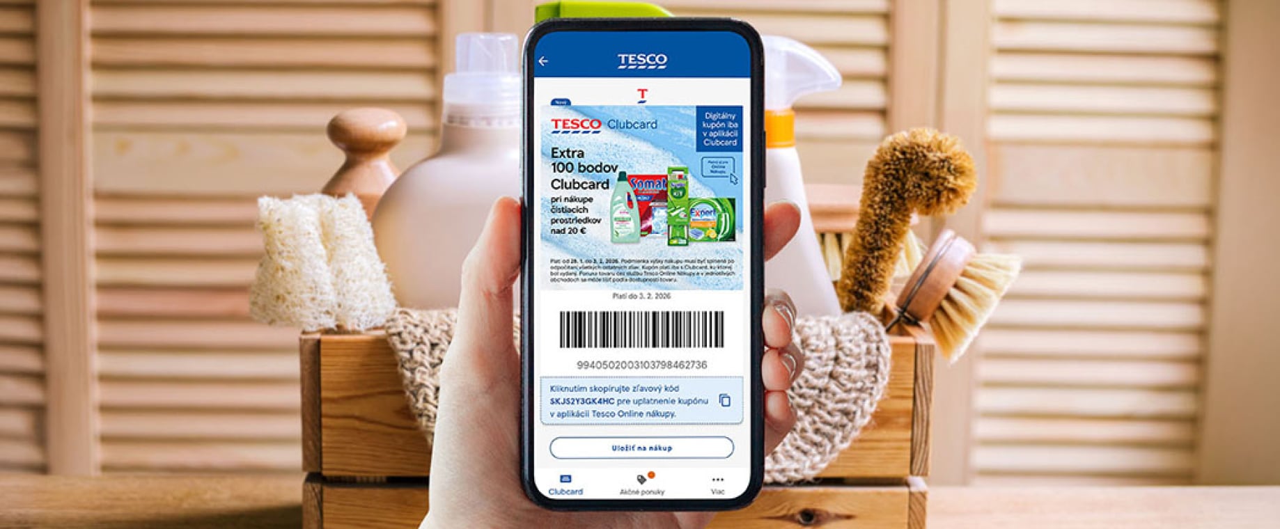 Žiarivá domácnosť a extra 100 bodov Clubcard