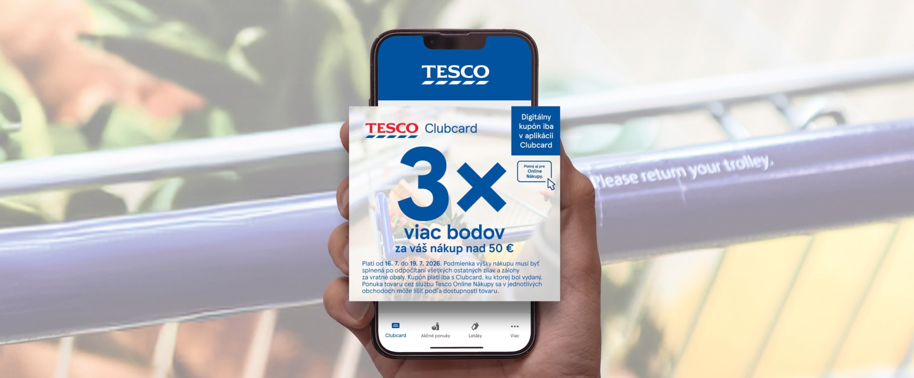 Get 3× more Clubcard points!