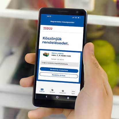4. lépés a Tesco Online app-ban