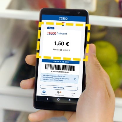 1. Otvorte si vašu aplikáciu Clubcard