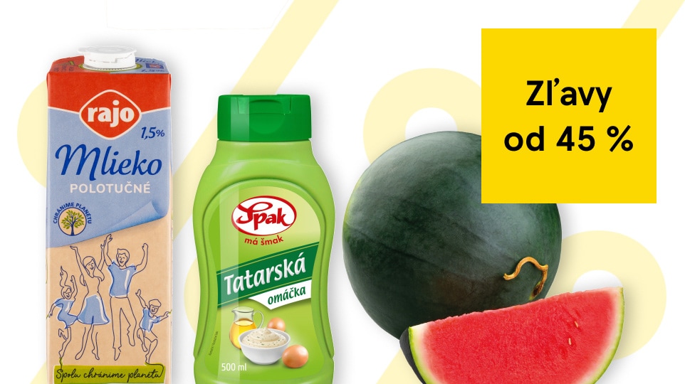 Najchutnejšie ceny so zľavou od 45 %