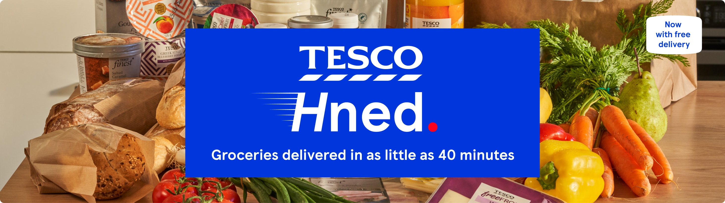 Groceries delivered in as little as 40 minutes