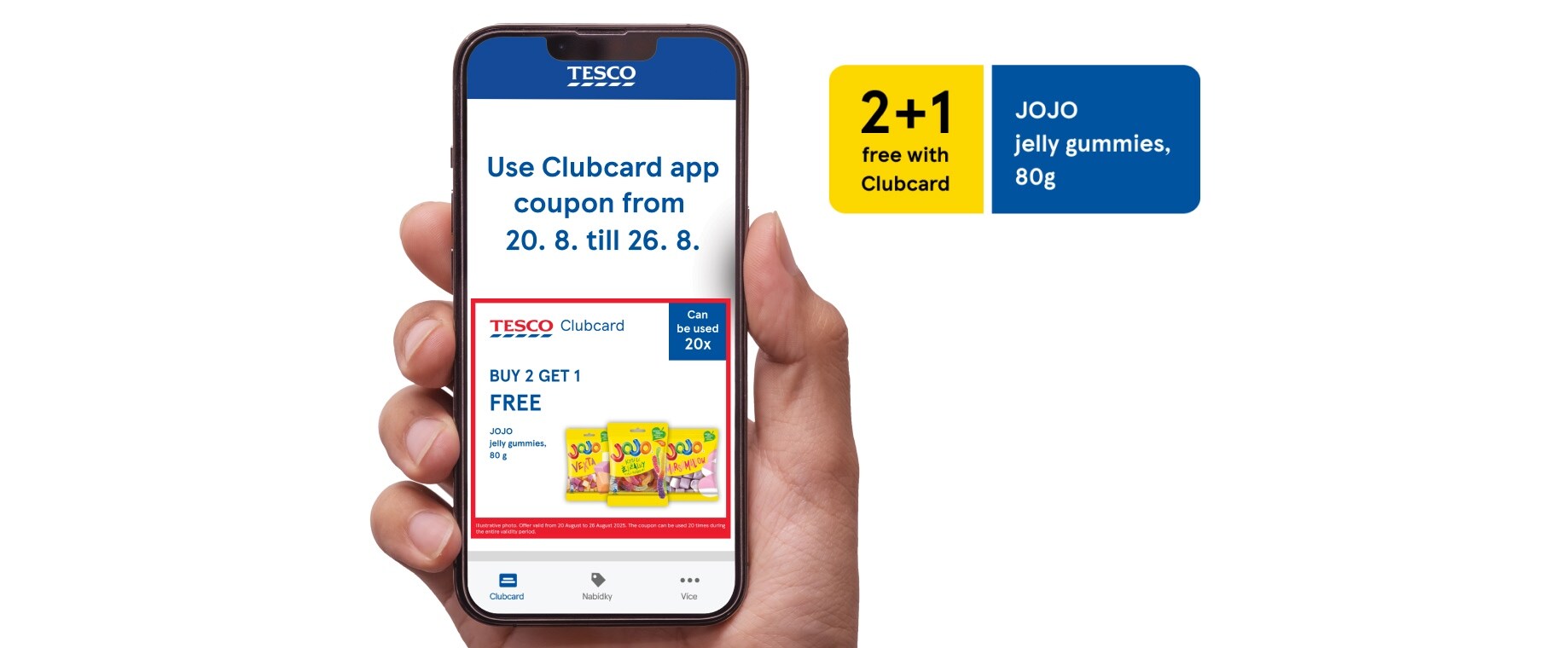 Save with Clubcard app coupon