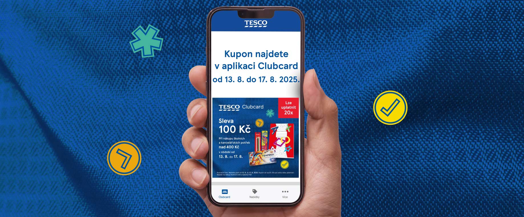 Ušetřete s kuponem v aplikaci Clubcard