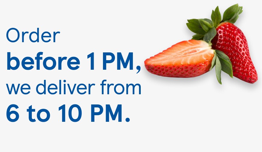 Order before 1 PM...