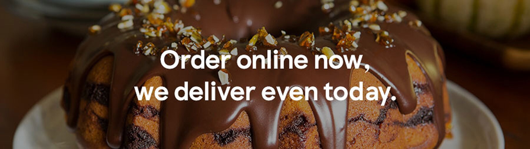 Order now, we deliver already today. In almost all delivery areas.