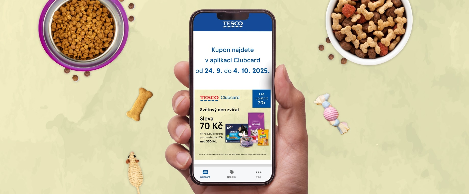 Ušetřete s kuponem v aplikaci Clubcard