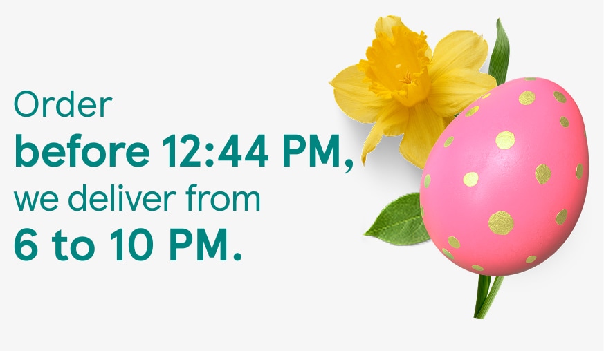 Order before 1 PM ..