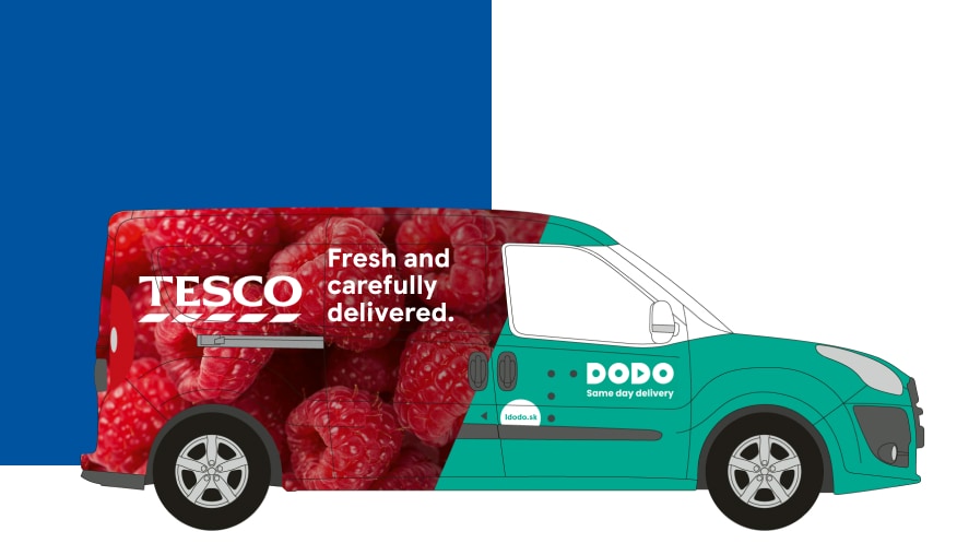 SMS notifications from our delivery partner DODO
