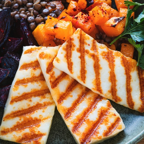 Grilling cheese