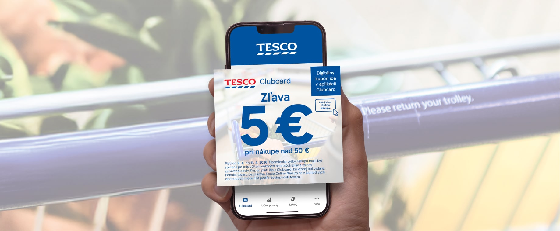 Get 5 € off when you spend 50 €