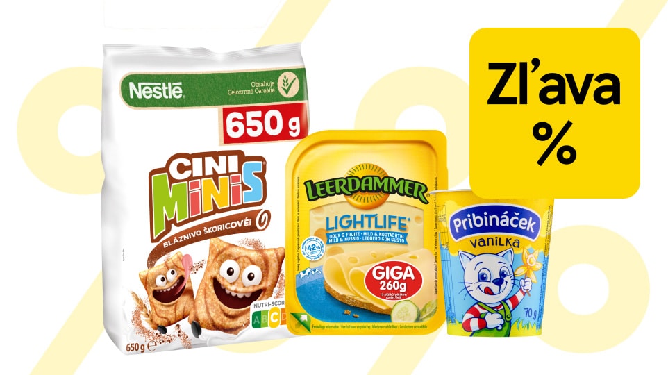 Najchutnejšie ceny so zľavou od 45 %
