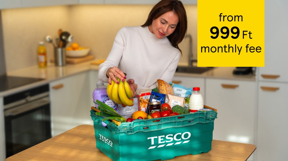 Free delivery anytime with Tesco Online Club!