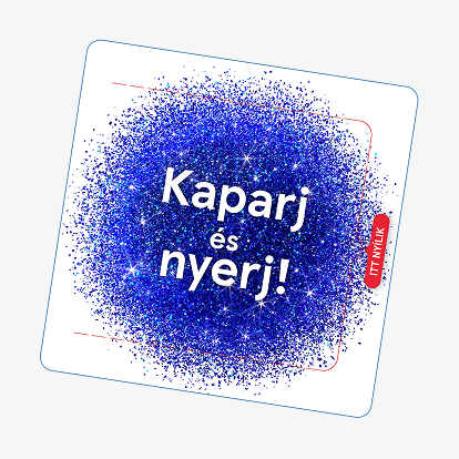 3. Minden beolvasott kóddal részt veszel a fődíjak sorsolásán is.