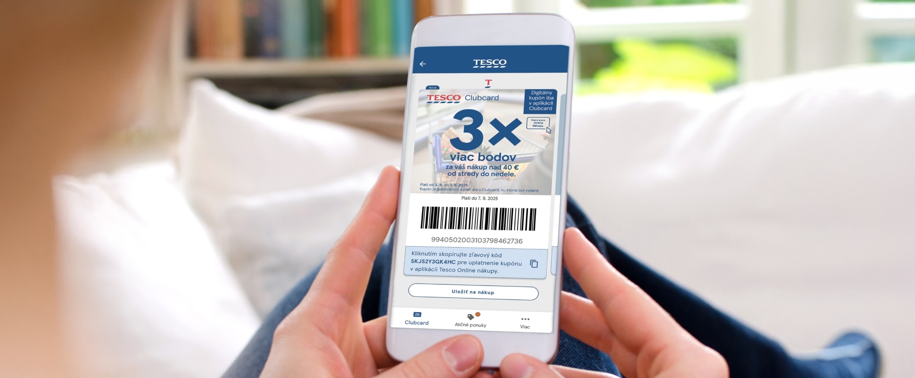 Získajte 3x viac Clubcard bodov!