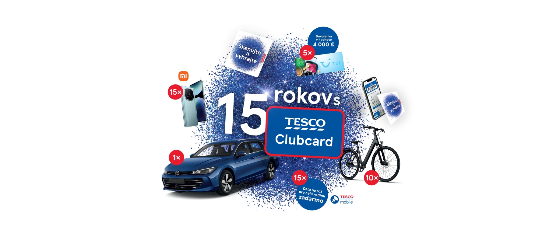 Clubcard rozdáva narodeninové výhry